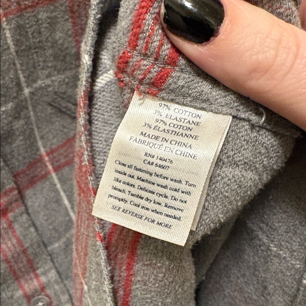 Faherty gray flannel - image 3